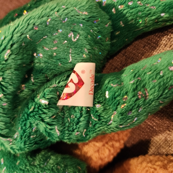 Lot of 4 TY Beanie Babies - Bears (Decade, Curly, Teddy, & Dazzler) 3 w/ Tags - Picture 6 of 15